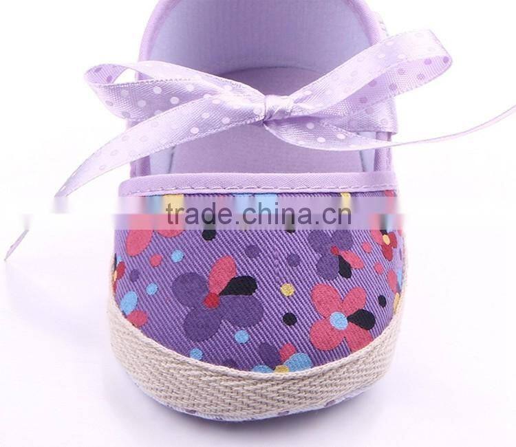 Newborn baby girls flora prewalker shoes