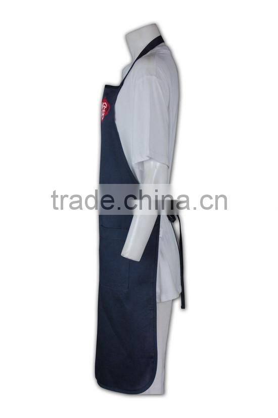 Wholesale Factory price navy blue latest unisex cotton long apron