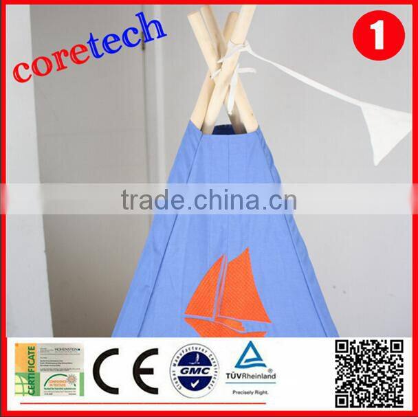 Breathable waterproof children kids play indian teepee tent, teepee tent