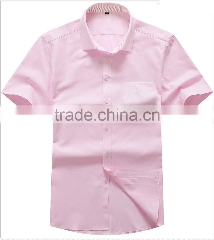 Slim blue light color cotton men shirts