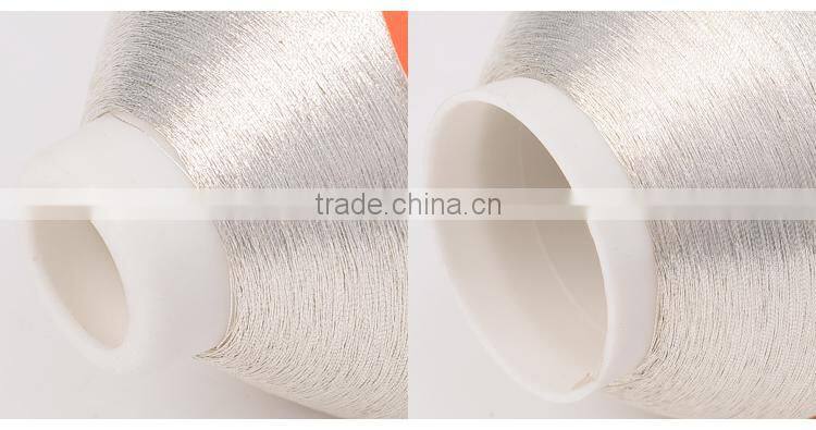 Silver ST type metallic thread