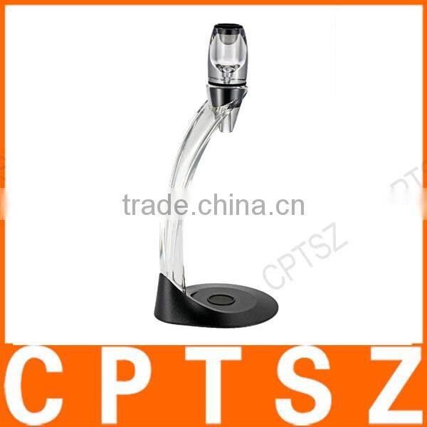 Professional Wine Decanter Set Mini Essential Red Wine Quick Aerator with Filter Stand Holder