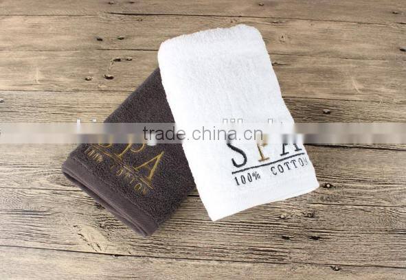 Pure Cotton Terry Spa Towel Set With Custom Embroidery Logo