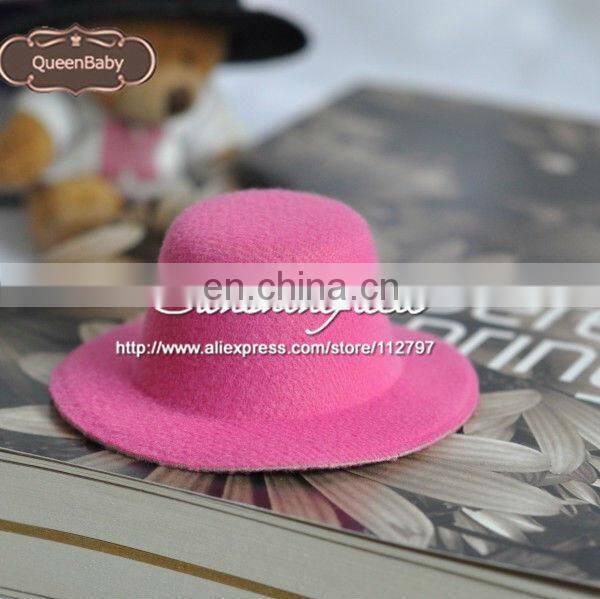 Red 2013 Hot Sale Promotion Cute 4" Mini Top Hat Baby Hats Felted Wool on sunshine field
