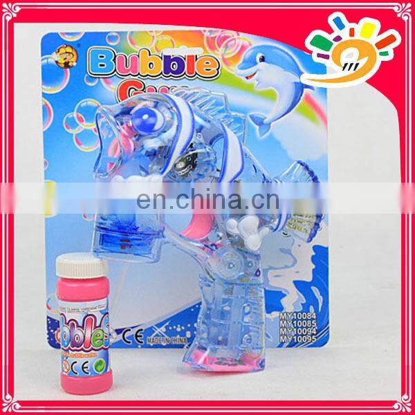 Transparency plastic bubble gun,animal fish design bubble gun toys for children