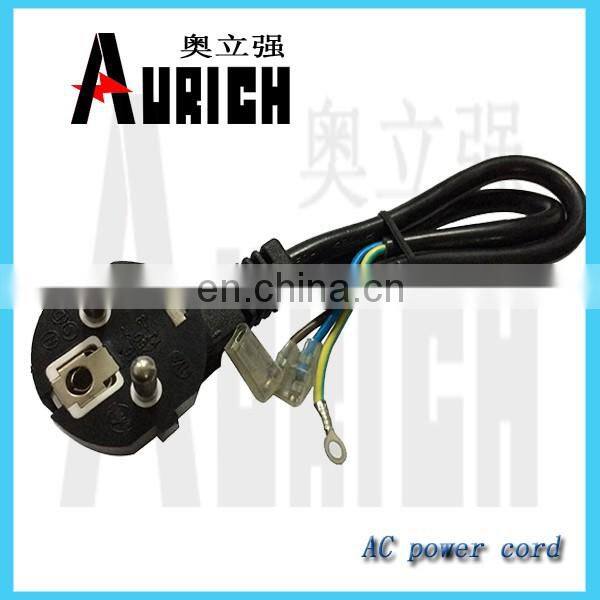 Ac power cord used widely in Europe VDE certification;electric wires