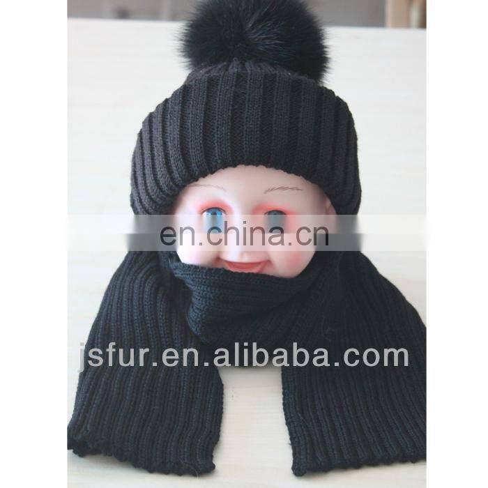 Plain Strip Style Custom Wholesale Newborn Baby Girl Knit Hats