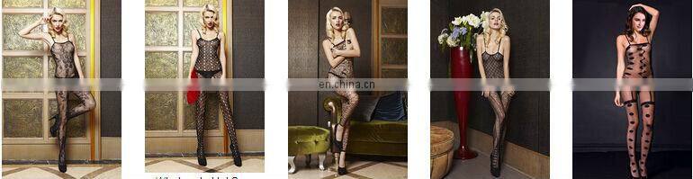Elegant black sex nylon bodystocking