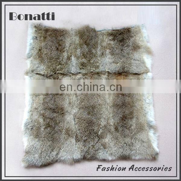 High quality rabbit fur plate