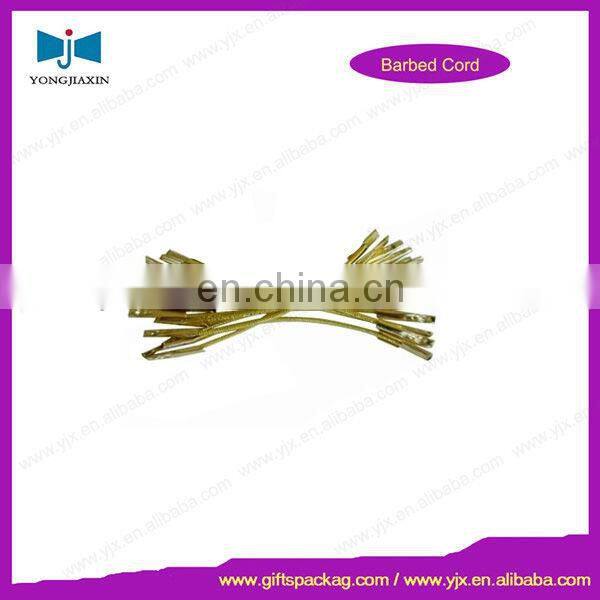 White Elastic Cord with treasury tag ends