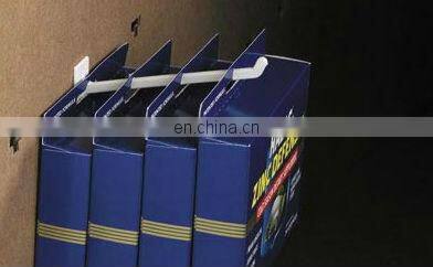 Plastic Small supermarket security cardboard display hanger