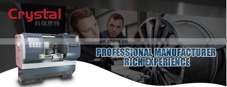 Cheap cnc lathe machine CK6432A with 4 station tool holder