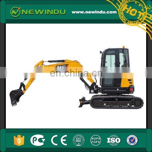 sany 0.12m3 bucket capacity SY35U mini crawler new excavator price