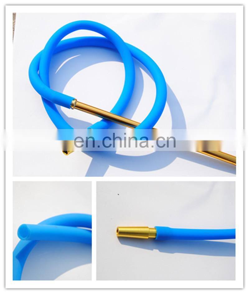 Made in China alibaba Food Grade 1.5M 11x17mm Colorful Shisha Silicone Hookah Hose