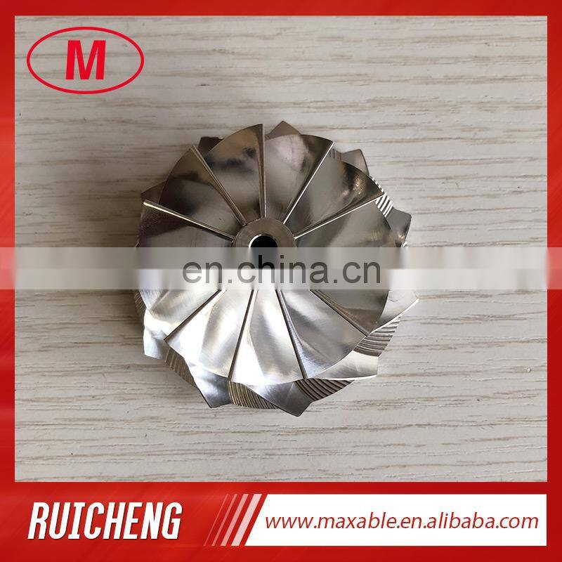 TD04HL 49.04/60.13mm 11+0 blades high performance turbo milling/aluminum 2618/billet compressor wheel