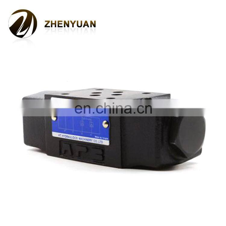 Superimposed hydraulic control check valve MPW/MPA/MPB-01-2/4-40 Plunger Manual control valve