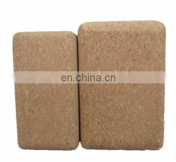 high density cork 3"*6"*9"yoga block