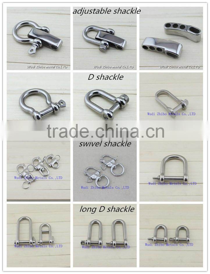 Top Quality Stainless Steel 304 316 Fixed Bail Snap Shackle For Sale