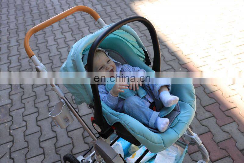 Wholesale baby products 5- point safety buckle multifunctional prams china baby stroller 3 IN 1 manufacturer