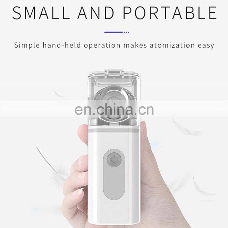 Home Inhaler Nebulizer Low Decibel Ultrasound Atomizer Handheld Adult&Kid Portable Micro Mesh Atomizer High Low 2Gear Humidifier