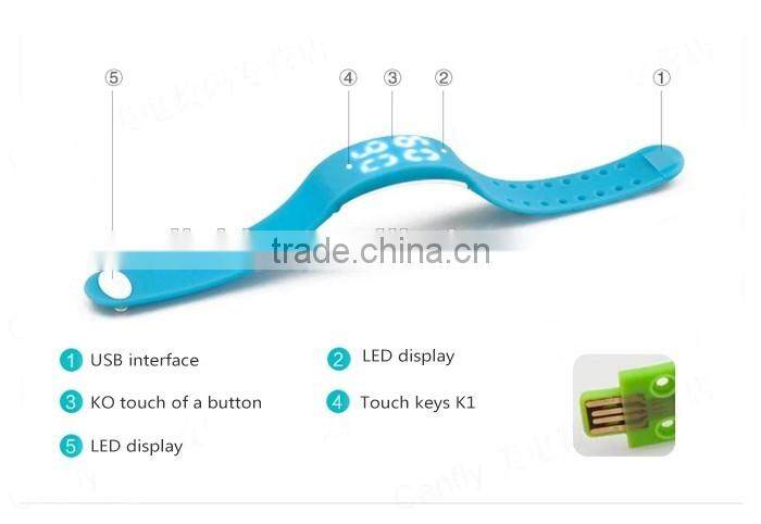 Sleeping monitor smart bluetooth bracelet