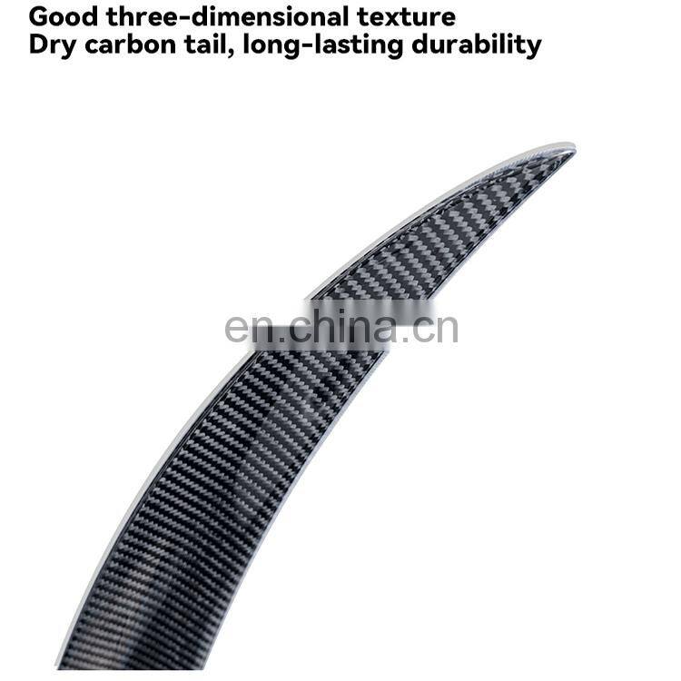 2015-2018 for Mercedes-Benz C-Class W205 4-Door Sedan PSM Style Dry Carbon Fiber Rear Spoiler