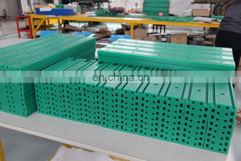 UHMW-PE thermoplastic Plastic cnc stainless linear guide rail