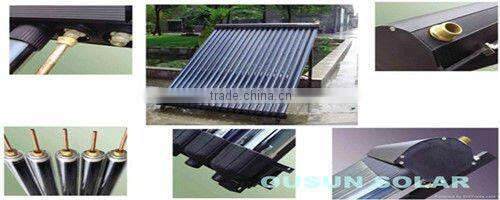 Evacuated vacuum tube solar heat pipe collector