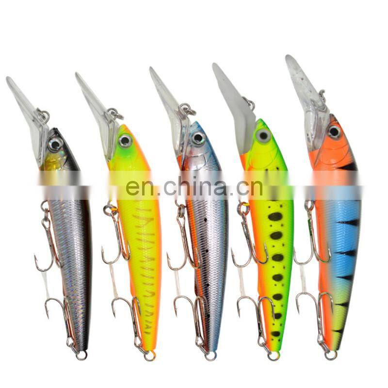 Amazon 17.5cm 40g Hard Plastic Deep Sea Trolling Fishing Minnow Spanish Mackerel Lures