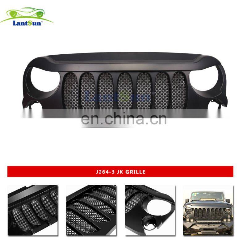 J264-3 JK Grill For Jeep For wrangler 2007-2017 ABS