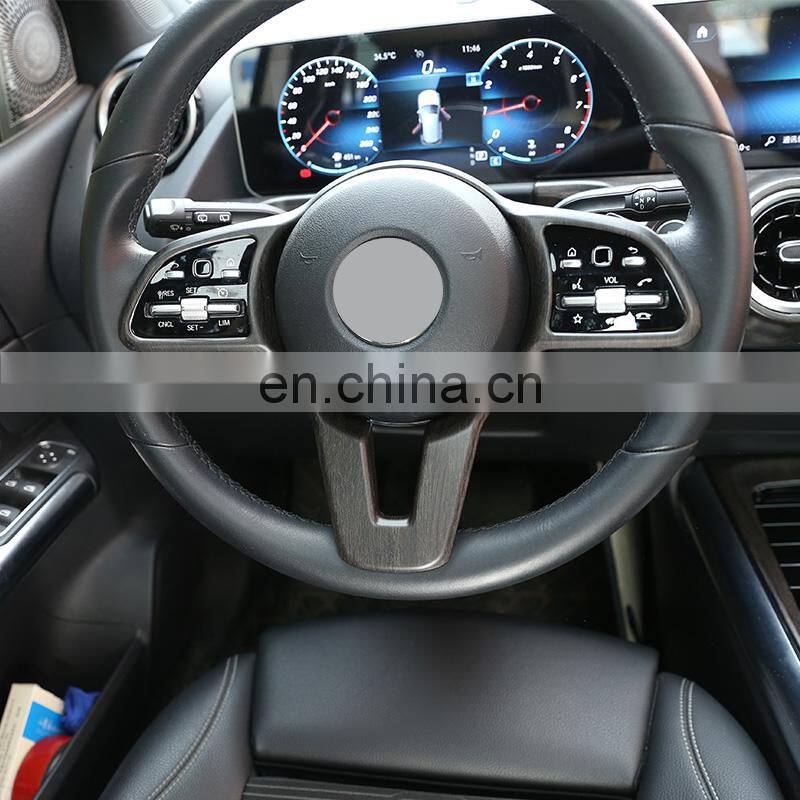 Car Steering Wheel Trim For Mercedes Benz A B C E G Class W177 W247 W205 W213 C257 X253 W167 W463 X247 Interior Car Accessories