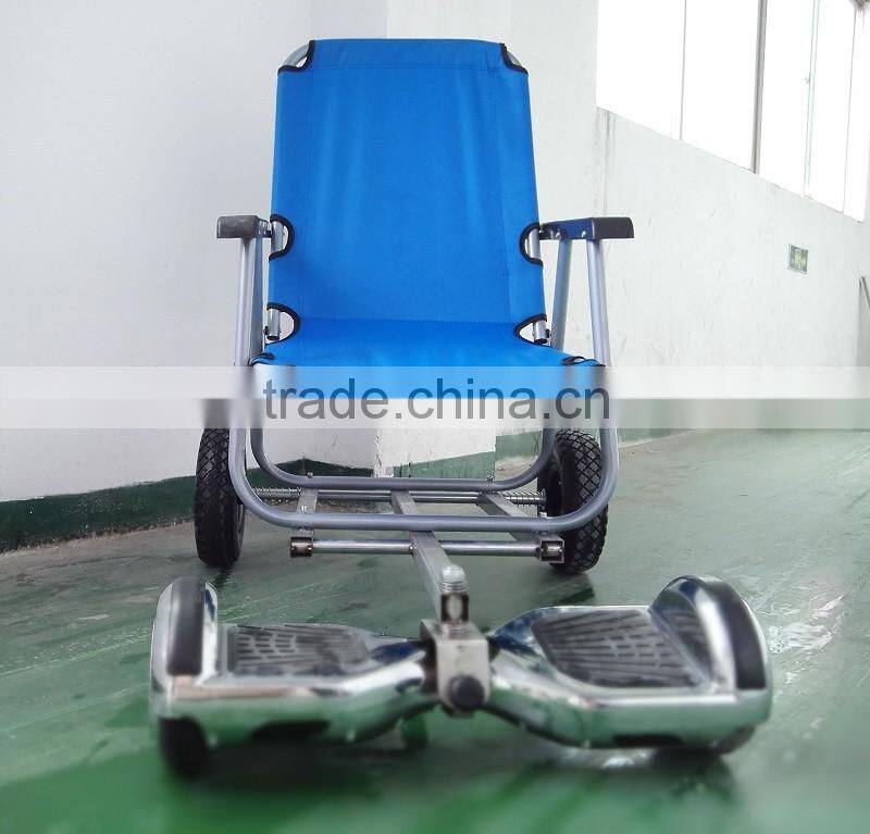 2016 New Arrival Multifunctional Hoverboard Cart, Two Wheels Aluminum Structural Frame Of Self Balancing Electric Scooter