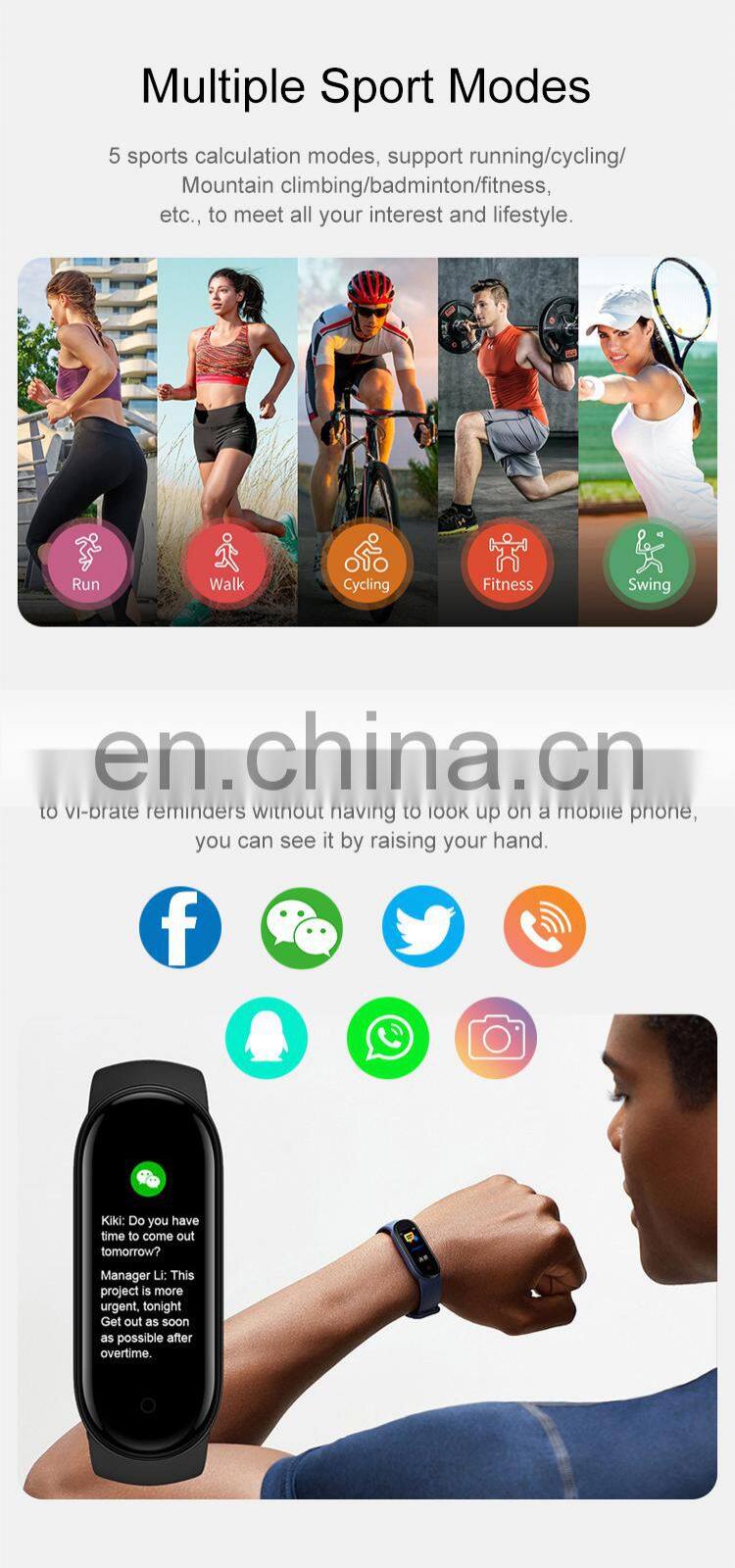 Smart Watch M5 Luxury Man Sport Smartwatch Silicone Health smart watch kids touch watch