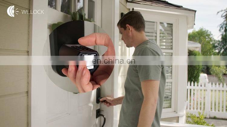 WE.LOCK Lowest Price smart furniture combination lock door handle keyless door lock