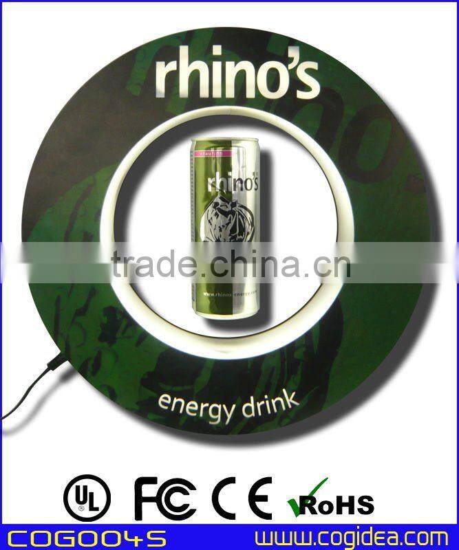 electromagnetic floating pop display can display suspending display