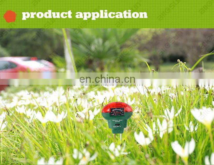 Analog 3-in-1 Moisture Meter Garden Tools with Light Soil Analog PH Meter Test Function Farming All Sun ETP303