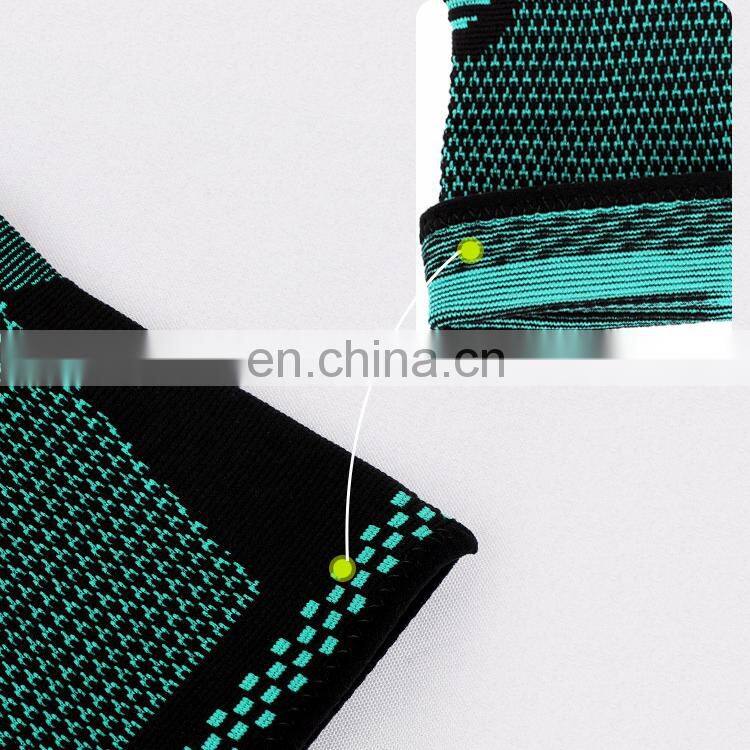 Elastic Nylon Ankle Support Knitted Half Open Toe Compression Socks Sports Injury Foot Supporting Ankle Protection Socks Sleeve