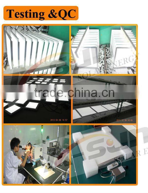 6000K square flat led panel with 3 years warranty