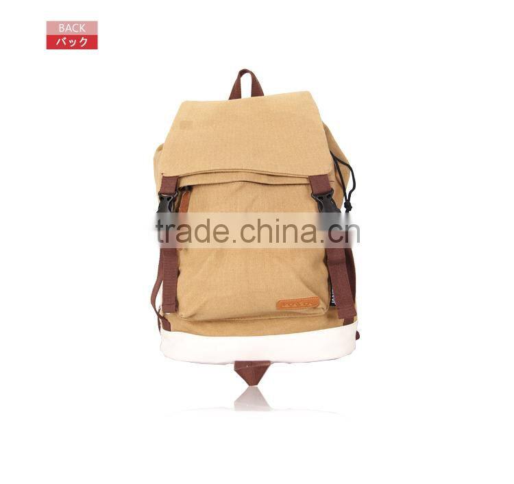 Korean fashion student canvas backpack school bag