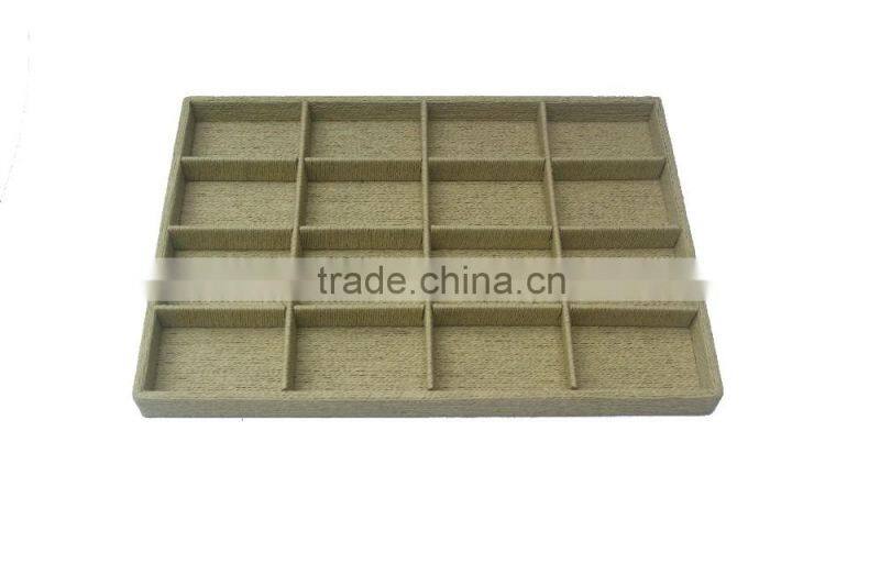 Chinese factory customized MDF jewellery stand/ custom wooden necklace display tray G-01