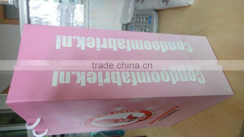 Luxury Paper Shopping Bags Custom Made Shopping Paper Bags 15''x14''x6'' Paper Bags