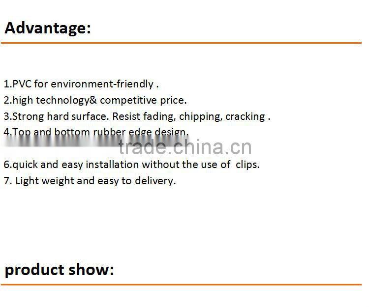 Skirting board for laminated/vinyl/bamboo/wooden/pvc floor