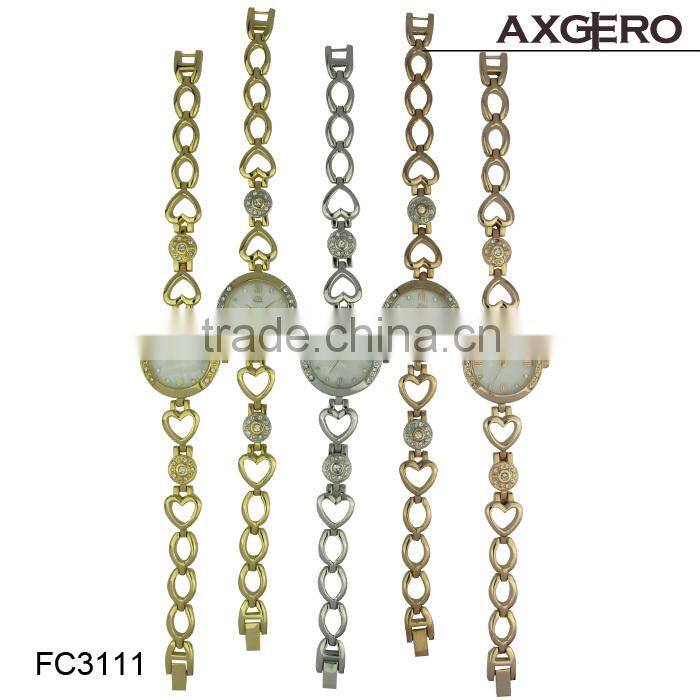 2015 new fashion lady dress bracelet wrist watch, watch women with pearl dial