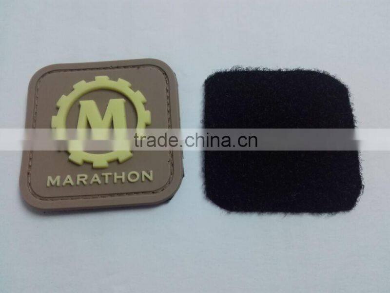 PVC rubber magic tape with lots of different logos