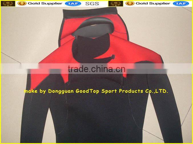 Surfing wetsuit with chest zipper 100% neoprene