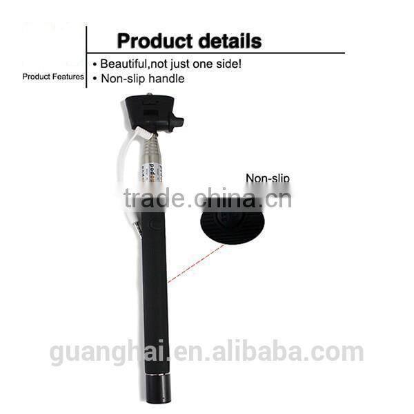New product for 2015 extended monopod selfie stick z07-5 s cable control for cell phone