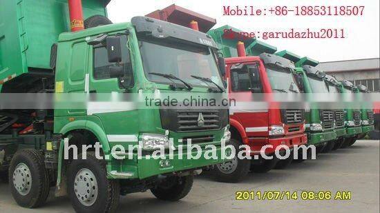 lowest price !!! new condition HOWO dump truck 8*4