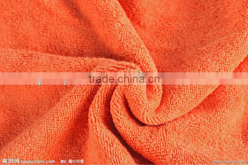 plain microfiber cleaning towel fabric polyester