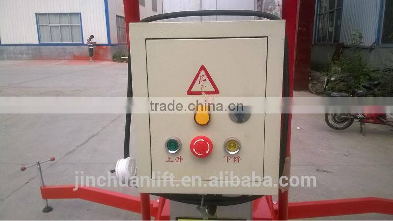 hydraulic aluminum alloy lifting platform electrical ladder