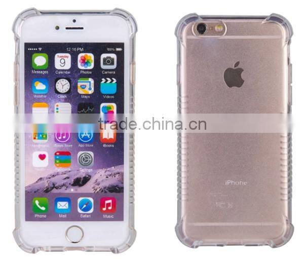 TPU soft scratch-resistant anti-skid translucent shell phone sets for iPhone